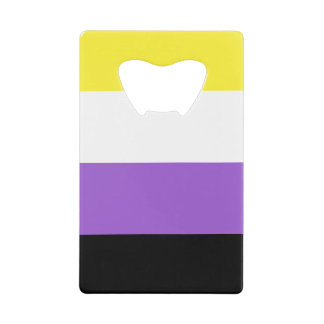 Niet-bindende Pride Creditkaart Flessenopener