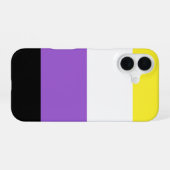 Niet-bindende Pride iPhone 16 Hoesje (Achterkant horizontaal)