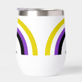 Niet-bindende regenboog niet-bindende geprikte vla (Rechts)