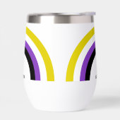 Niet-bindende regenboog niet-bindende geprikte vla (Links)