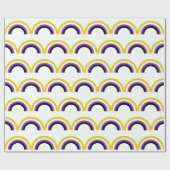 Niet-bindende regenboog niet-bindende geprikte vla cadeaupapier (Vlak)