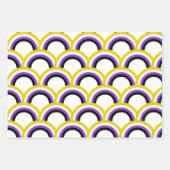 Niet-bindende regenboog niet-bindende geprikte vla inpakpapier vel (Voorkant 2)