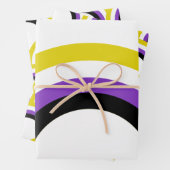 Niet-bindende regenboog niet-bindende geprikte vla inpakpapier vel (In situ)