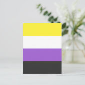 Niet-bindende vlag briefkaart (Staand voorkant)
