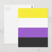 Niet-bindende vlag briefkaart (Voorkant / Achterkant)