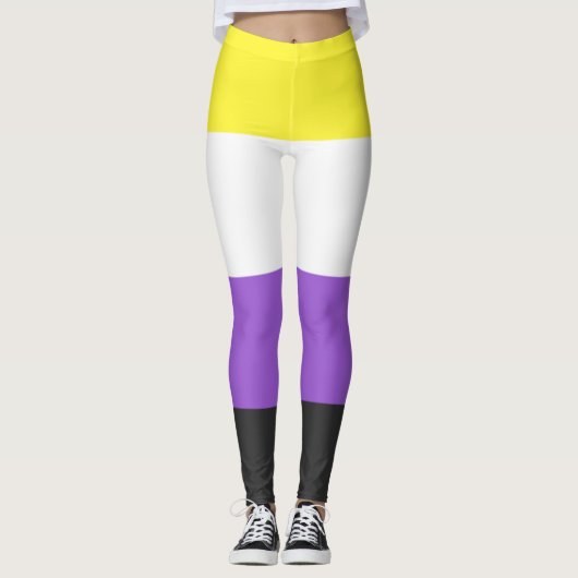 Niet-bindende vlag leggings (Voorkant)