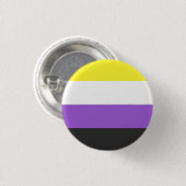 Niet-bindende vlag ronde button 3,2 cm (Voorkant /achterkant)