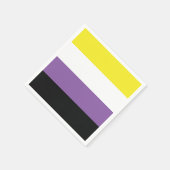Niet-bindende vlag servet (Hoek)