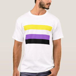 Niet-bindende vlag t-shirt