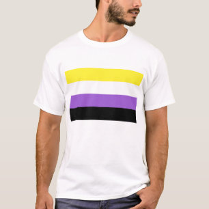 Niet-bindende vlag t-shirt
