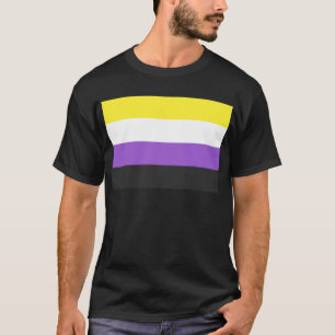 Niet-bindende vlag t-shirt