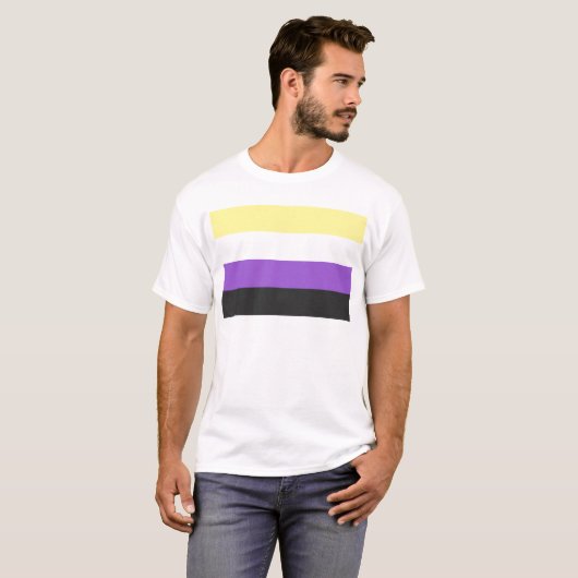 Niet-bindende vlag t-shirt (Voorkant volledig)