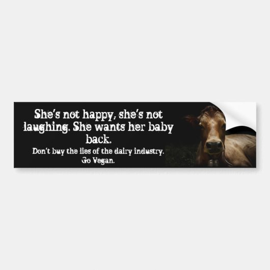 Niet blij bumpersticker (Voorkant)