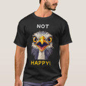 Niet blij struisvogelt T-shirt (Voorkant)