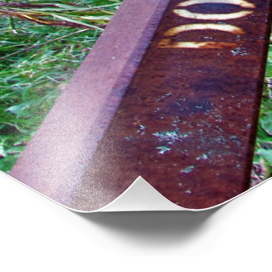 "NIET BLOKKEN GATE" FOTO AFDRUK (Hoek)