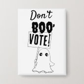 Niet boeken, stemmen! Spooky Schattigee Button voo (Voorkant)