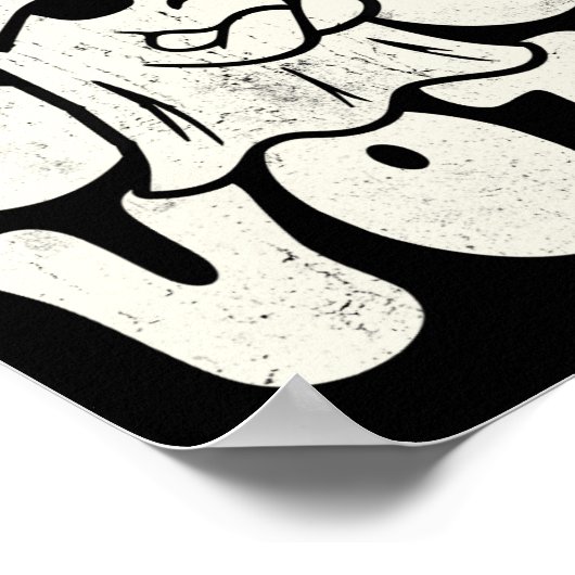 Niet Boo Stem Halloween Kostuum Boys Mannen Kinder Poster (Hoek)