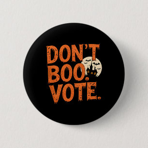 Niet Boo Stem Halloween Kostuum Boys Mannen Kinder Ronde Button 5,7 Cm