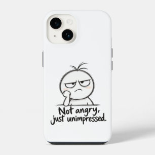 Niet boos—alleen maar niet onder de indruk! iPhone 14 hoesje