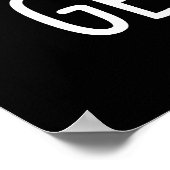 Niet boos krijgen Oven Grappige zin woordspeling d Poster (Hoek)