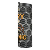 Niet boos mechanisch gezicht thermosbeker (Geroteerd rechts)