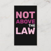 Niet boven de wet President Trump Corruption Visitekaartje (Voorkant)