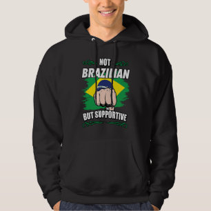 Niet Braziliaans maar ondersteunende reiziger toer Hoodie