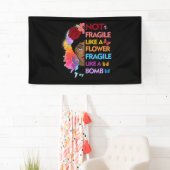 Niet breekbaar als een bloem breekbaar als een bom spandoek (Insitu)