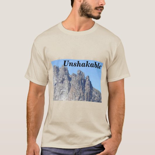 Niet-breekbaar Quote-Mannen T-shirt (Voorkant)