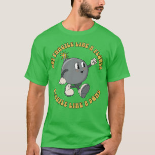 Niet breekbaar zoals een bloem breekbaar zoals een t-shirt