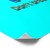 Niet breken Wind - Universe luistert Poster (Hoek)