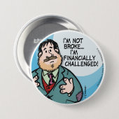 Niet Broke Ronde Button 7,6 Cm (Voorkant /achterkant)