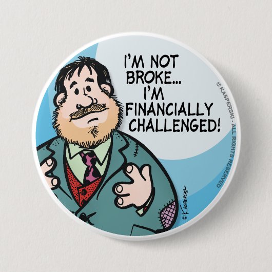 Niet Broke Ronde Button 7,6 Cm (Voorkant)