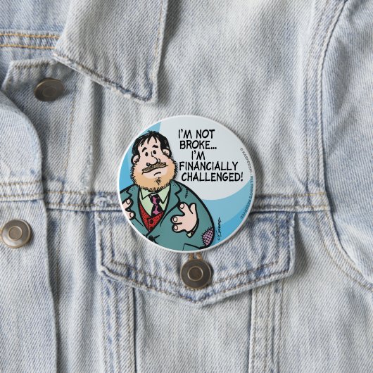 Niet Broke Ronde Button 7,6 Cm (In situ)