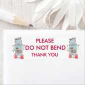 NIET BUIGEN - ROBOTLABELS ETIKET (Insitu)