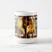 Niet chagrijnige kat mok (Center)