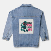 Niet-chalante echtscheiding denim jacket (Achterkant)