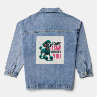 Niet-chalante echtscheiding denim jacket