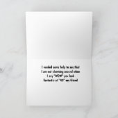 **NIET CLOWNEN ROND JE ZIET ER GEWELDIG UIT OP 40* KAART (Binnen)