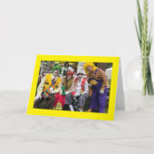 **NIET CLOWNEN ROND JE ZIET ER GEWELDIG UIT OP 40* KAART (Voorkant)