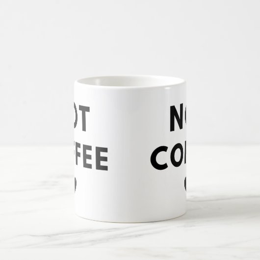 Niet Coffee Black Heart Funny Koffiemok (Center)