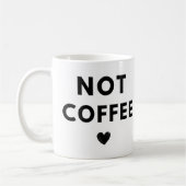 Niet Coffee Black Heart Funny Koffiemok (Links)