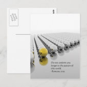 Niet conforme briefkaart (Voorkant / Achterkant)