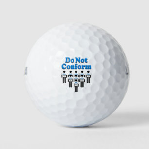 Niet conforme golfballen