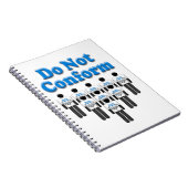 Niet conforme notitieboek (Rechterzijde)