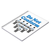 Niet conforme notitieboek (Linkerzijde)