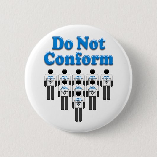 Niet conforme ronde button 5,7 cm (Voorkant)