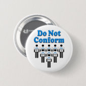 Niet conforme ronde button 5,7 cm (Voorkant /achterkant)