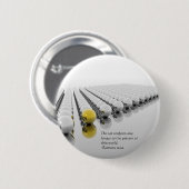 Niet conforme ronde button 5,7 cm (Voorkant /achterkant)