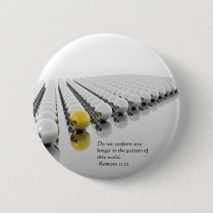 Niet conforme ronde button 5,7 cm